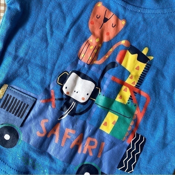 Lily & Jack animals printed shorts set. Baby boy Size 3-6 months.Zoo animals NWT - Picture 3 of 12